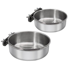 DVHEY bird-feeding-dish-stainless-bowl secures seeds for daily use with rust-free shine