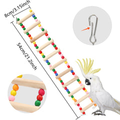 DVHEY bird ladder color beads add color while encouraging chewing and play