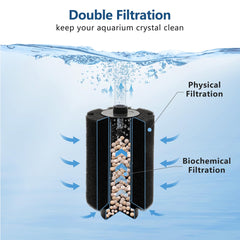DVHEY ceramic media balls supporting biological filtration in shrimp and fry setups