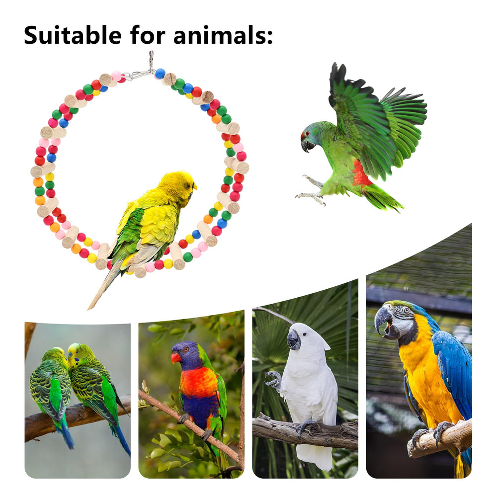 DVHEY varied-sizes ladder set 7-11-15 for different birds and small pets