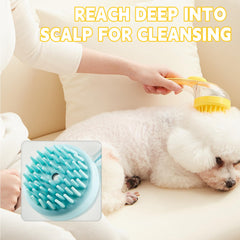 DVHNMK pet bath brush foam-dispense produces rich foam during washing