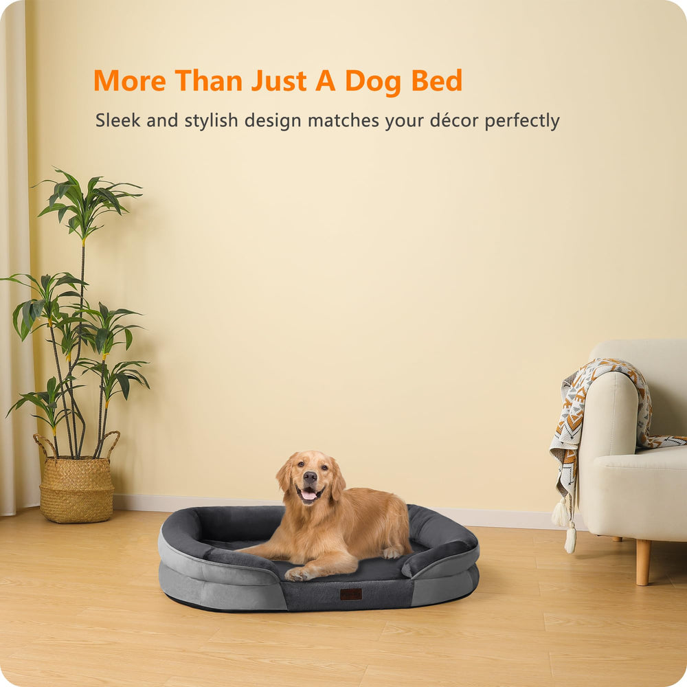 Dwanton 42-inch bed size option designed for large dogs