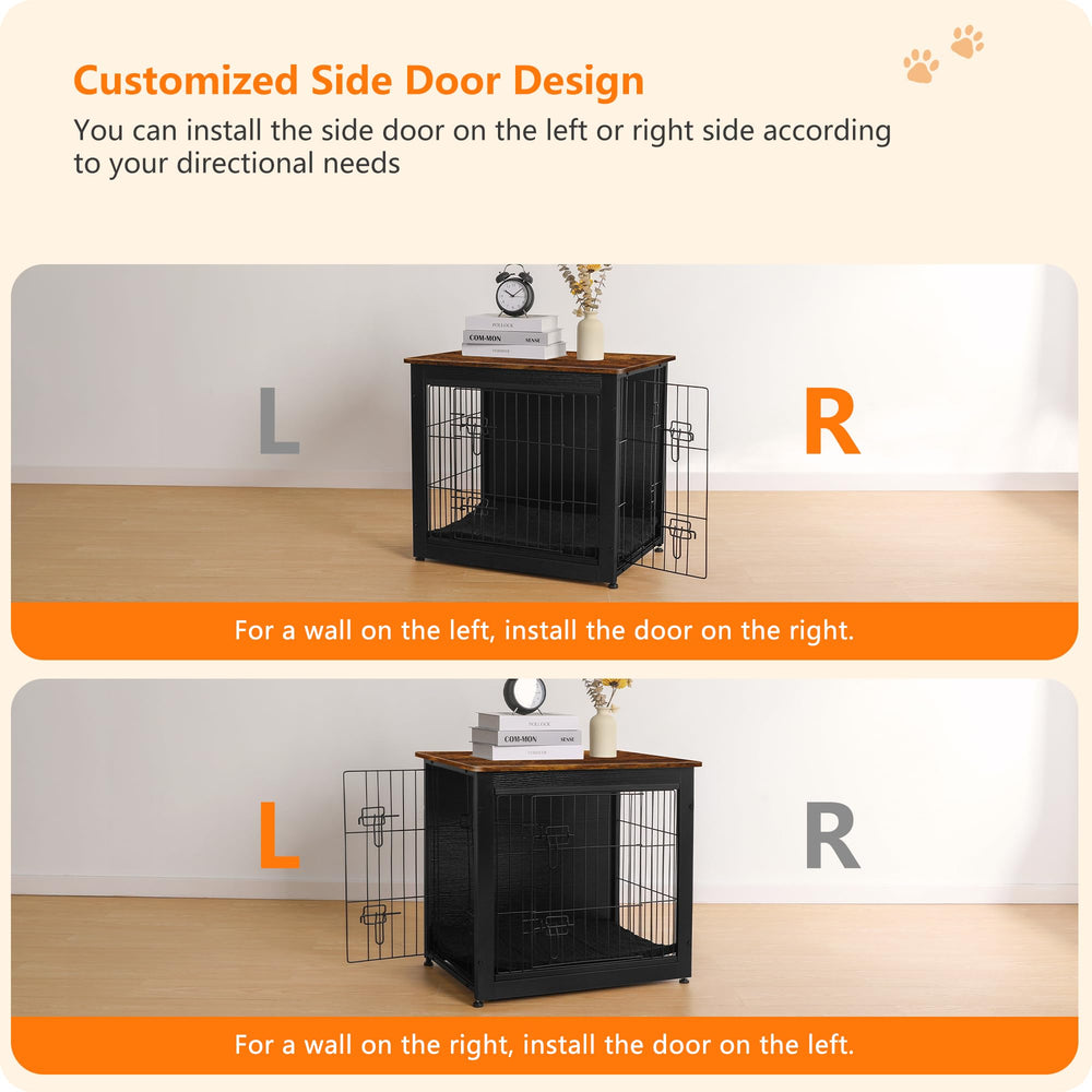 DWANTON adjustable feet shown stabilizing crate on uneven floor.
