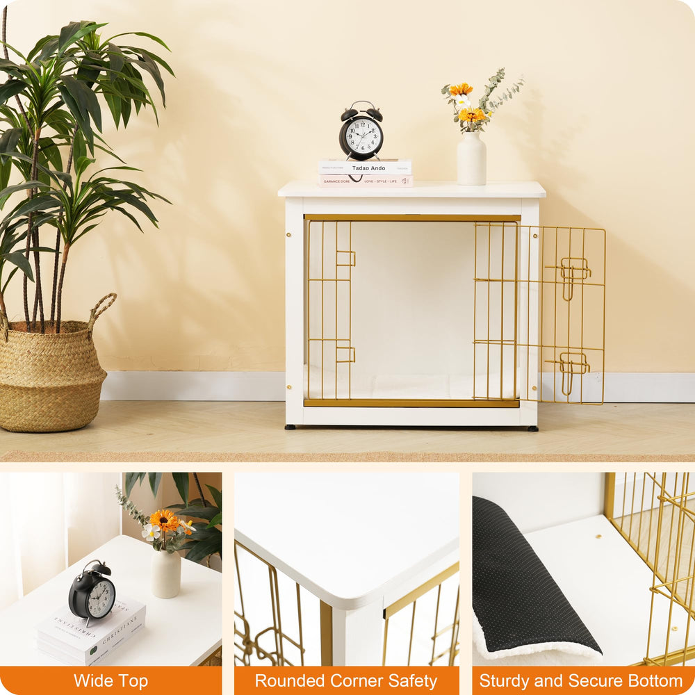Dwanton dog crate adjustable feet ensure stability on uneven floors