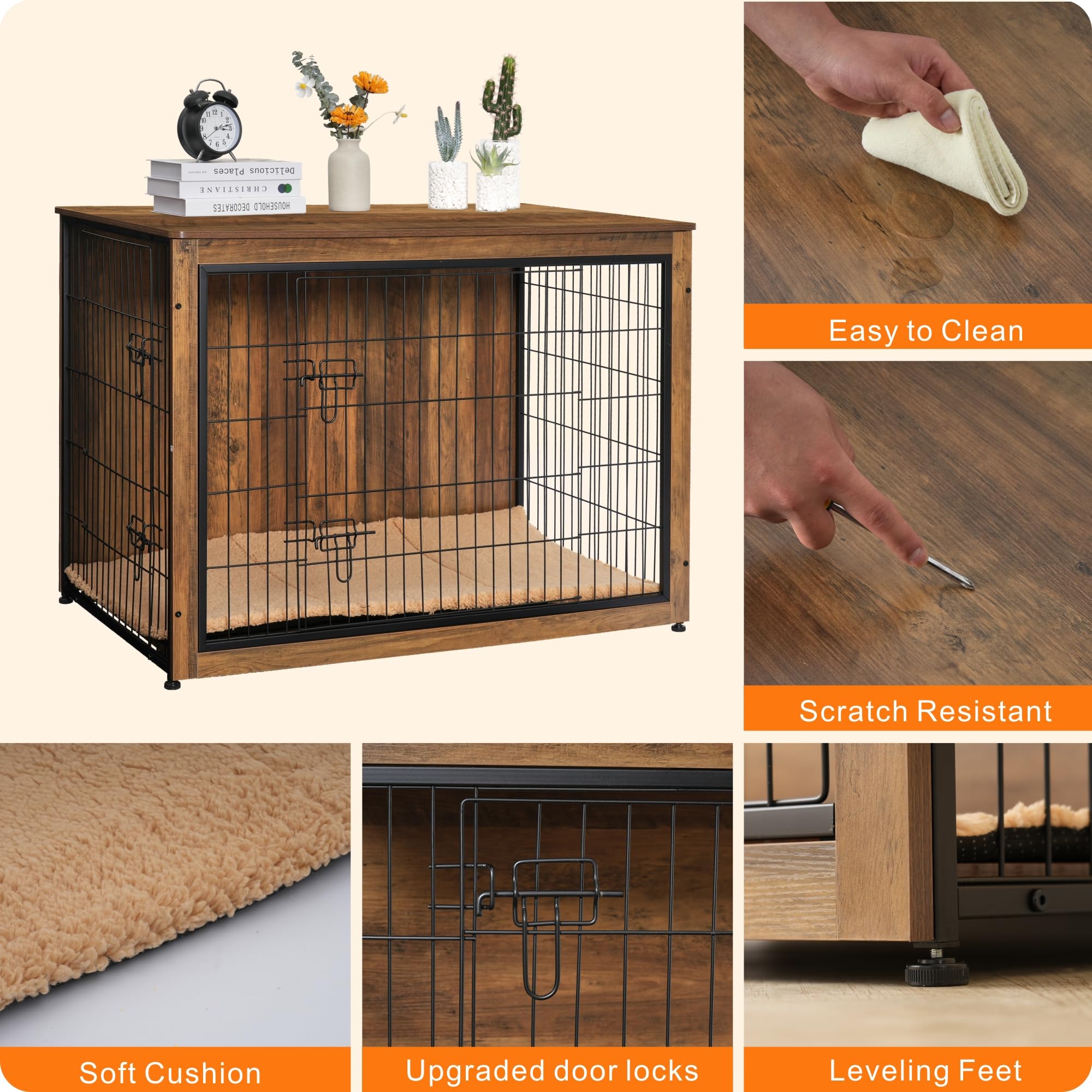 Dwanton adjustable-feet detail demonstrates stable setup on uneven floors.