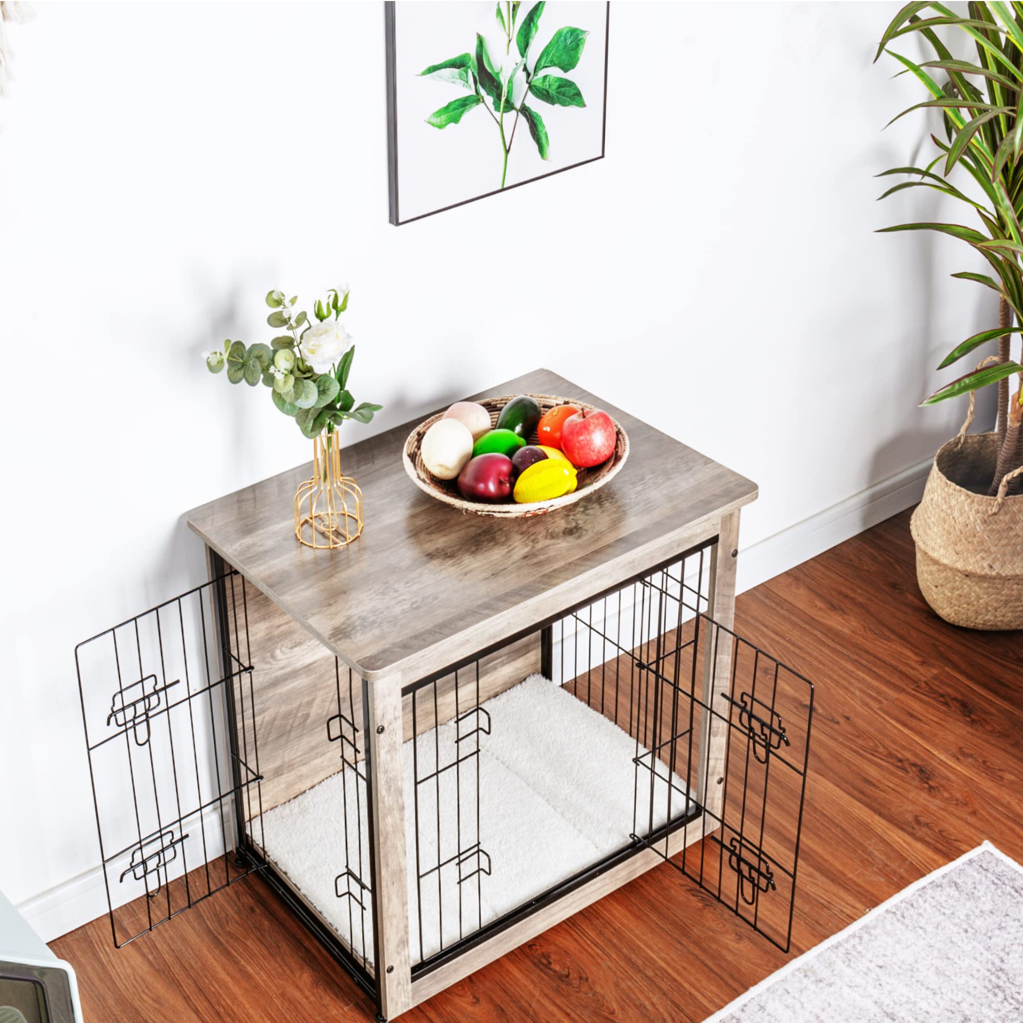 Dwanton crate cushion inside adds warmth and comfort for naps and restful moments