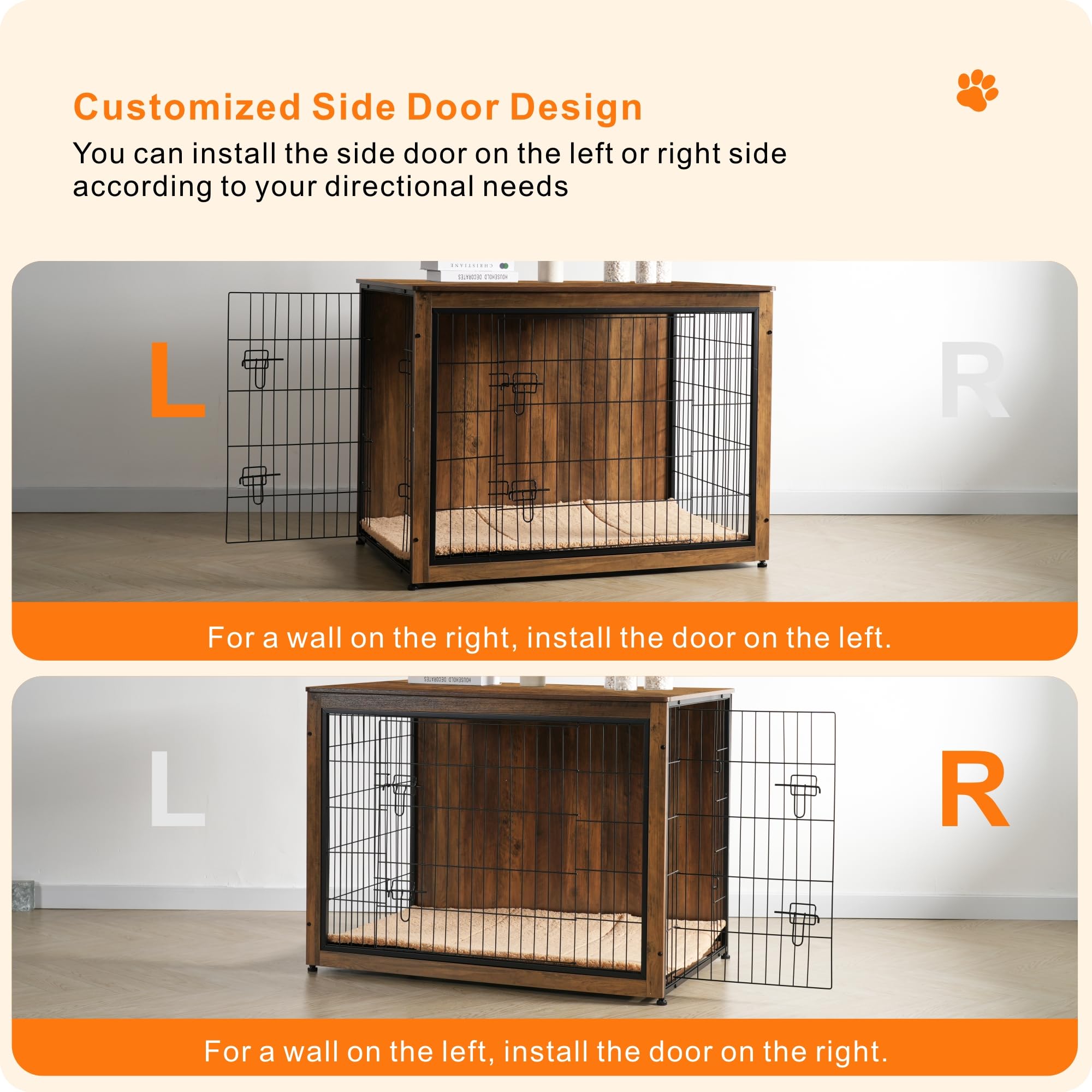 Dwanton cushion-inside view emphasizes cozy sleep space for dogs.