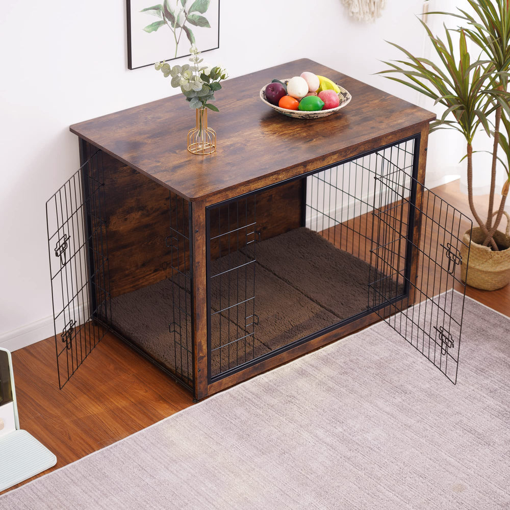 Dwanton crate side-table top showcases extra surface for plants and decor.