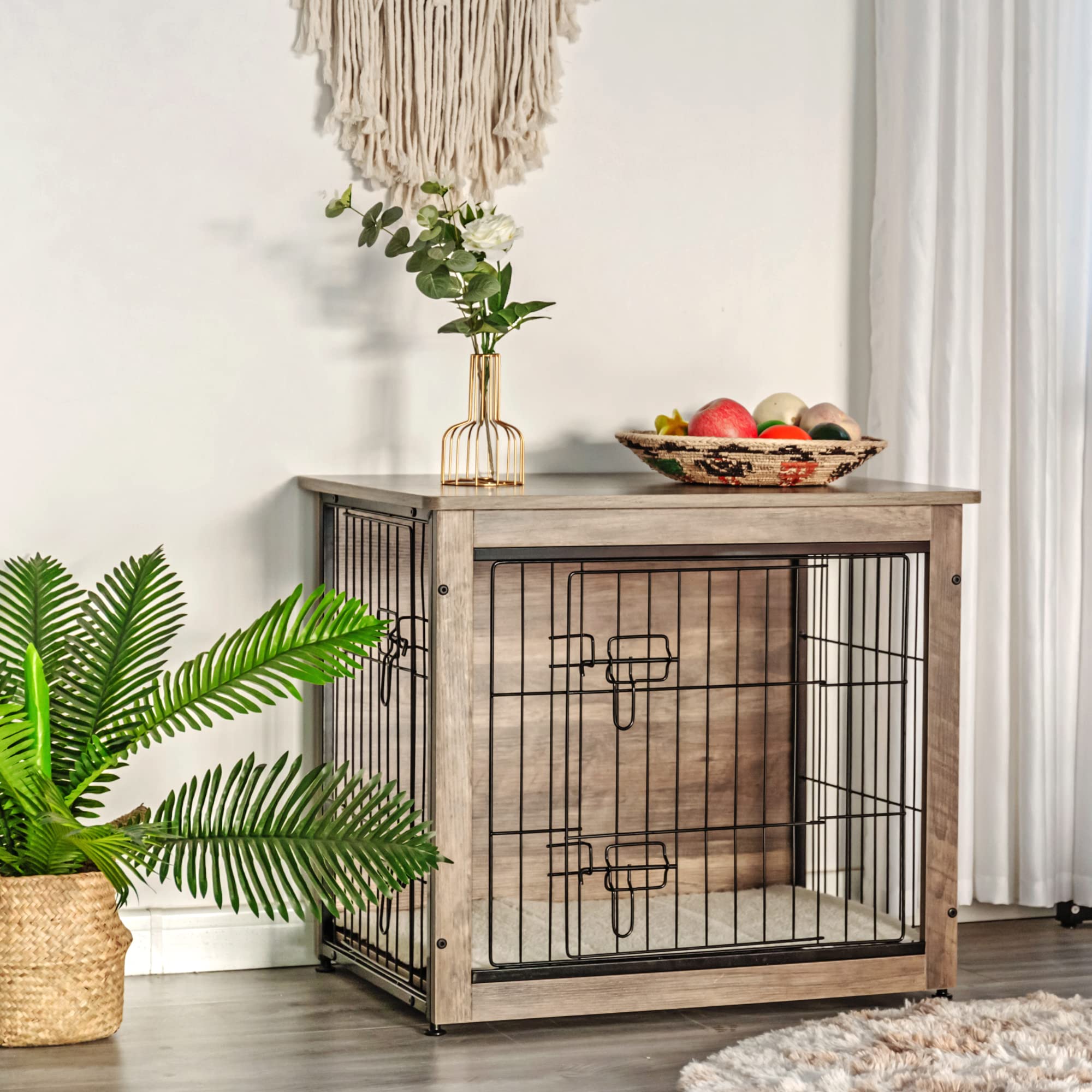 Dwanton greige finish blends with modern decor and home style