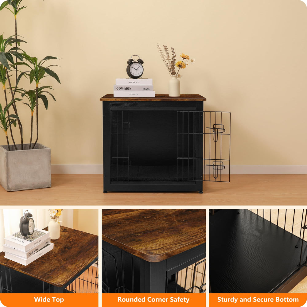DWANTON wooden bottom plate reduces pet foot jamming for safer steps.