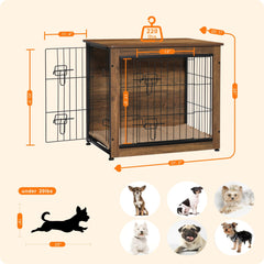 Dwanton double-doors dog crate enables easy access for pets and owners alike