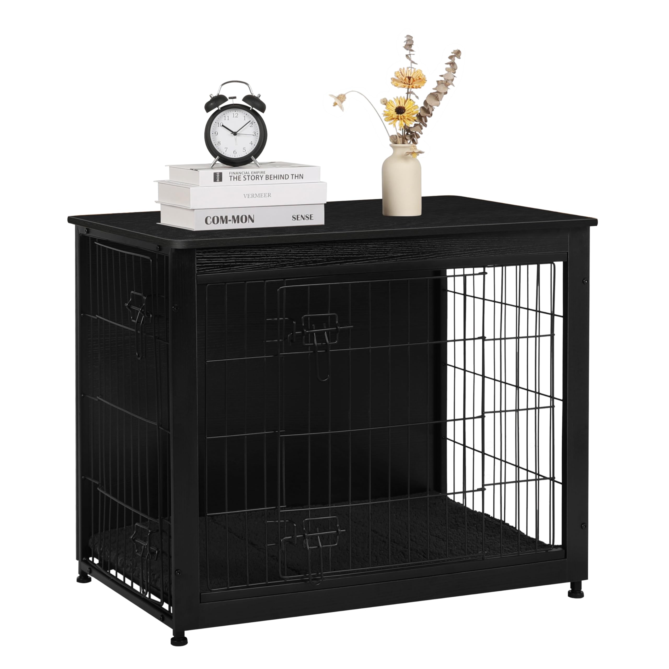 Dwanton multi-functional-dog-crate-as-side-table showcases stylish, space-saving pet furniture.