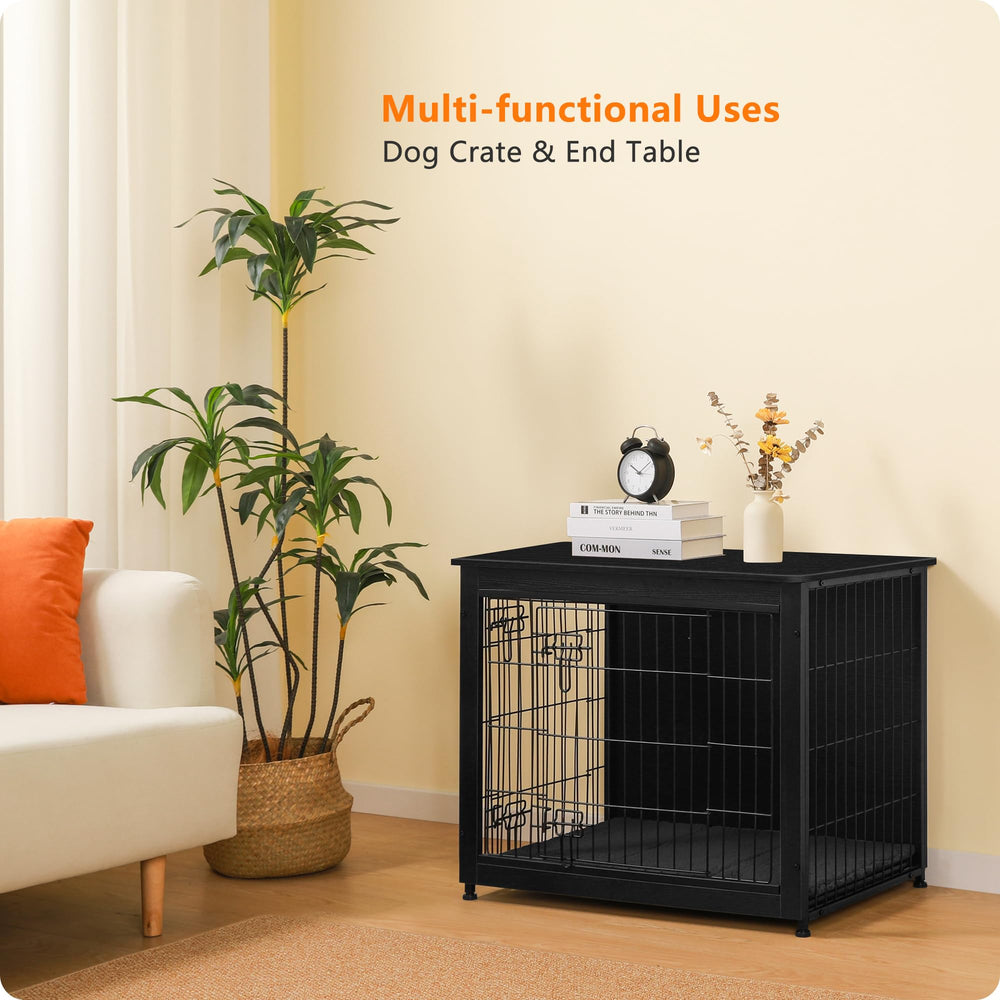 Dwanton particleboard-wire-construction conveys durable, chew-resistant materials for everyday use.