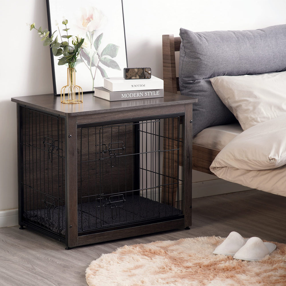 Dwanton pet-safe wooden construction highlights durable, chew-resistant design for long-lasting use.