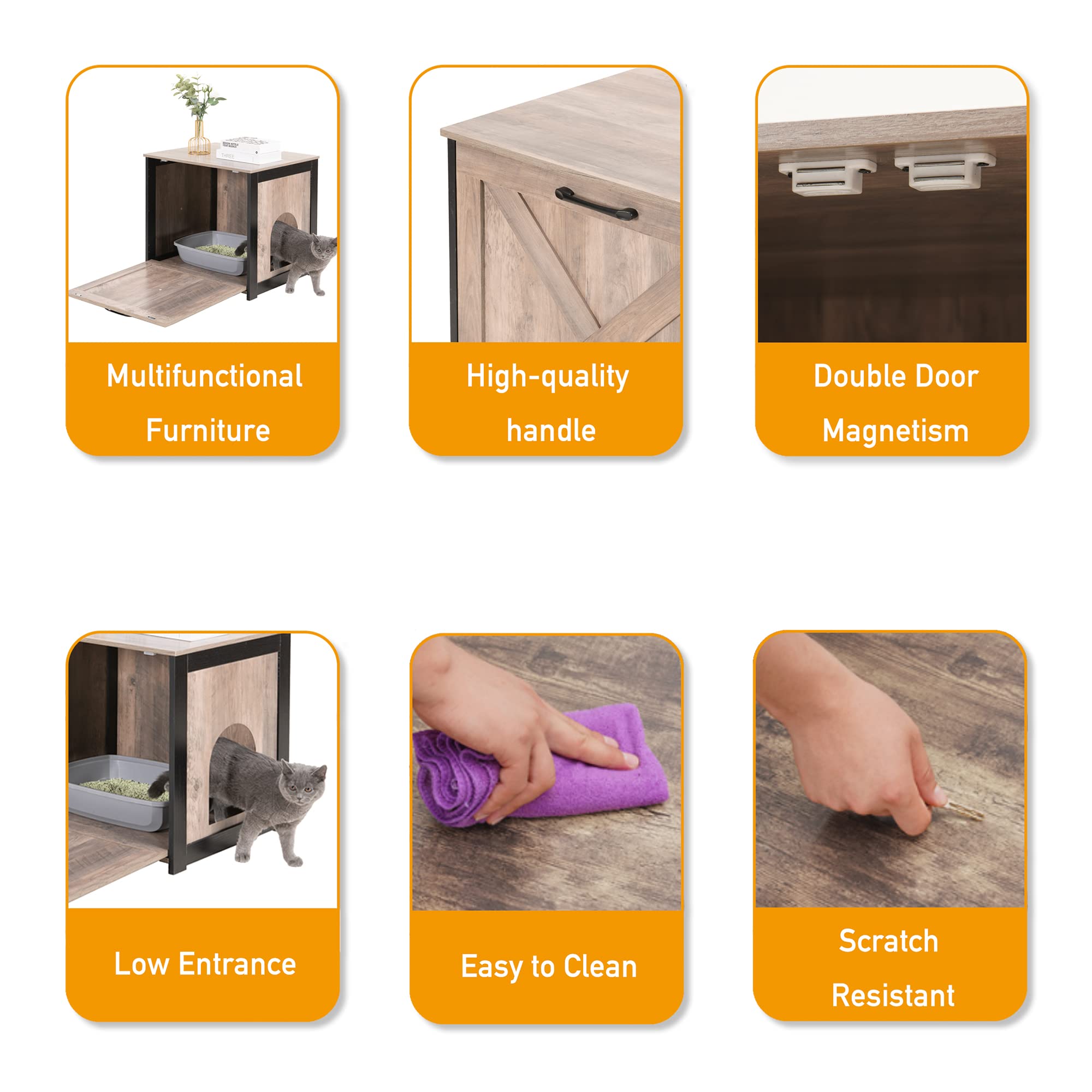 Dwanton quiet private space helps cats feel safe.