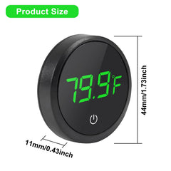 DWEII LED display close-up demonstrates clear visibility for day or night monitoring.