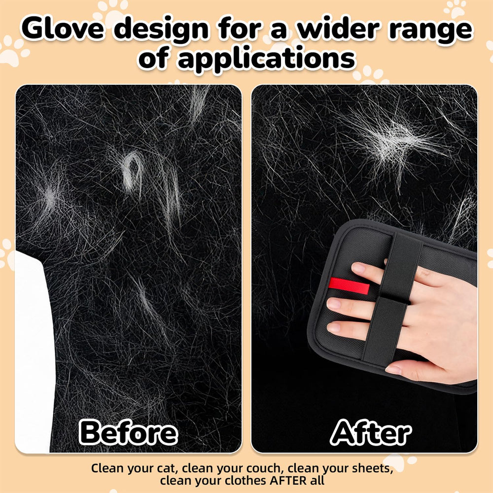DWJDWJ pet hair remover glove cleans clothes with a single pass.