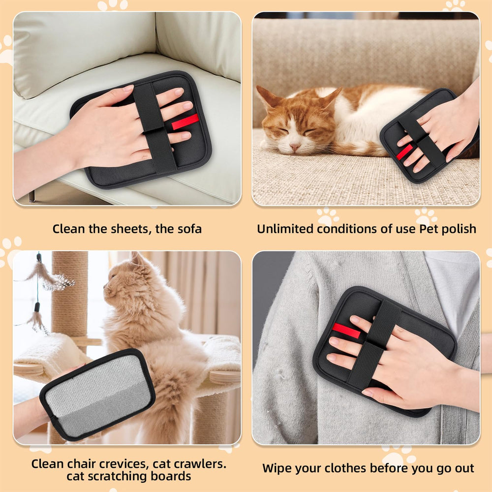 DWJDWJ pet hair remover glove is washable and reusable.
