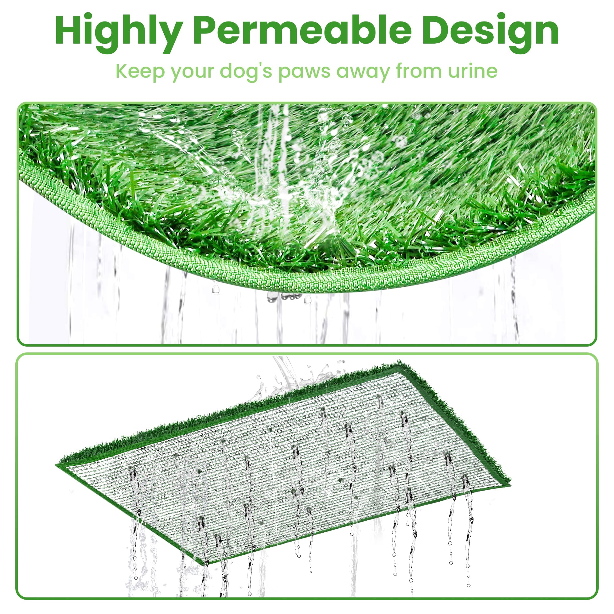 DwlSpce heavy-duty drainage holes and grate enabling quick liquid drainage