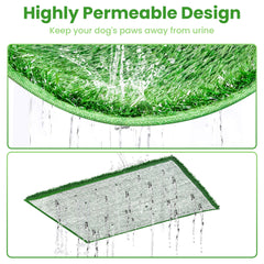 DwlSpce heavy-duty drainage holes and grate enabling quick liquid drainage