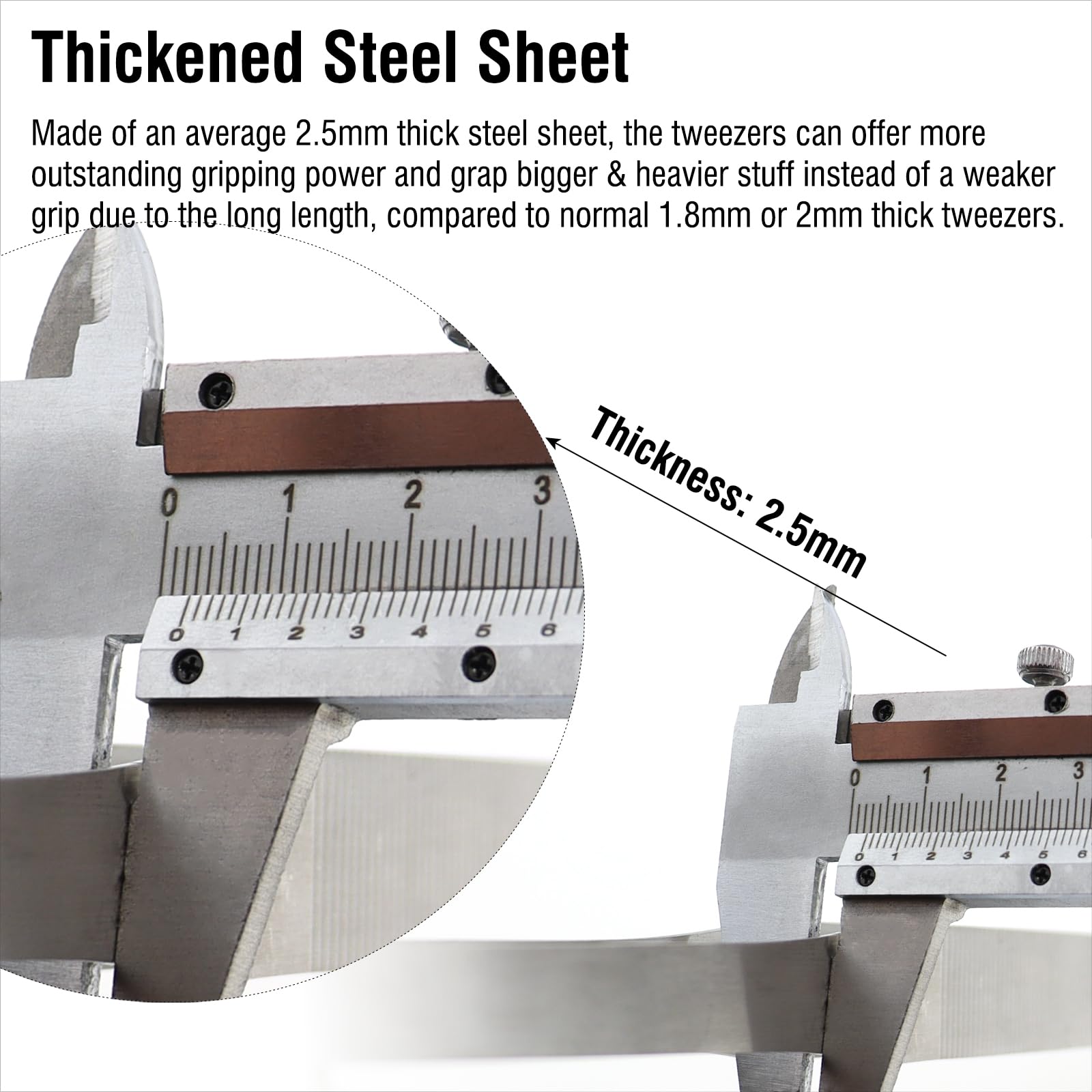 DXOBAY anti-slip serrated grip ensures secure control while placing items precisely