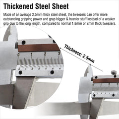 DXOBAY anti-slip serrated grip ensures secure control while placing items precisely