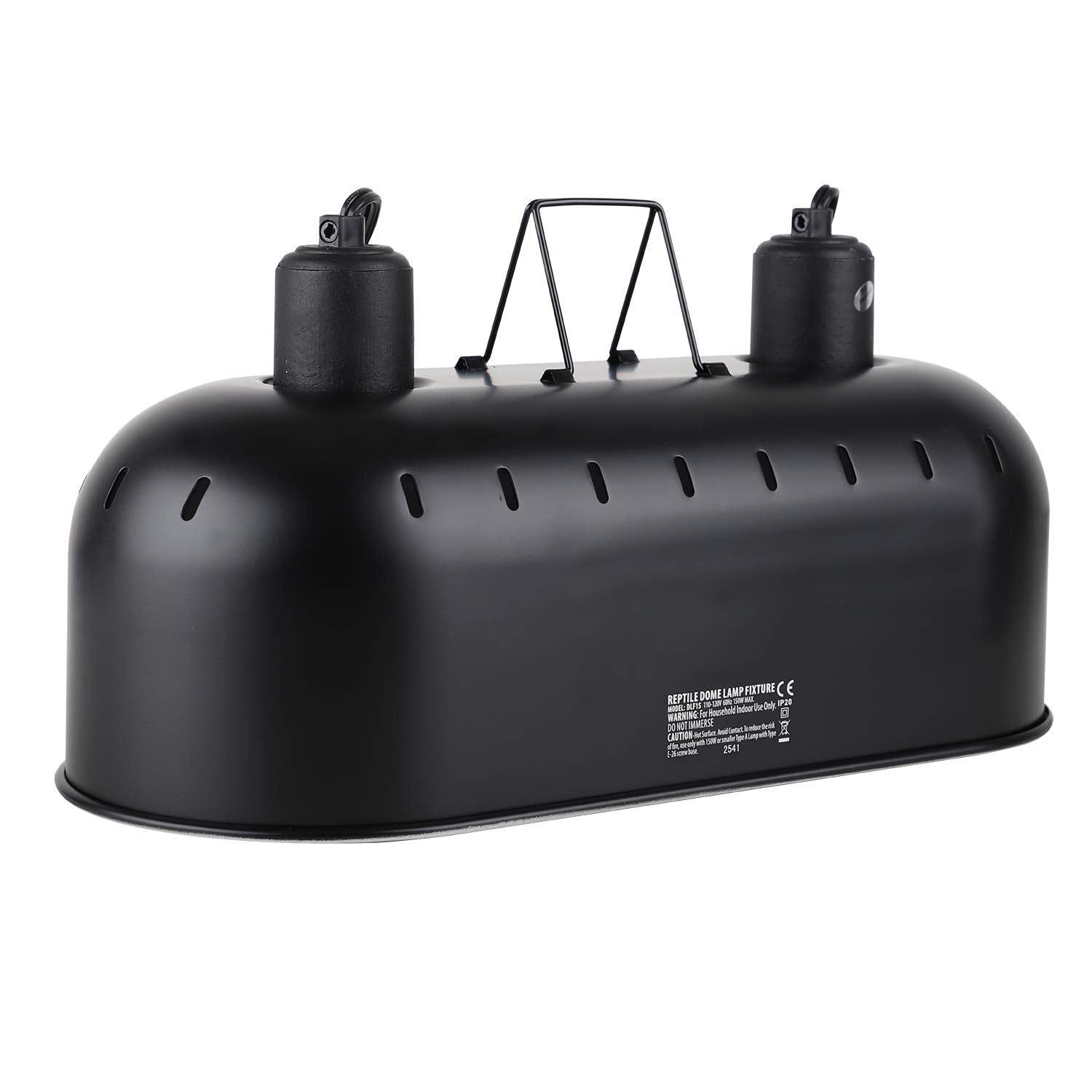 DXOPHIEX 15inch dual-reptile-light-fixture overview for efficient basking