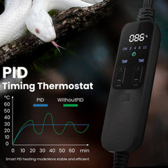 DXOPHIEX 24-hour cycle timer enables consistent day-night schedules.