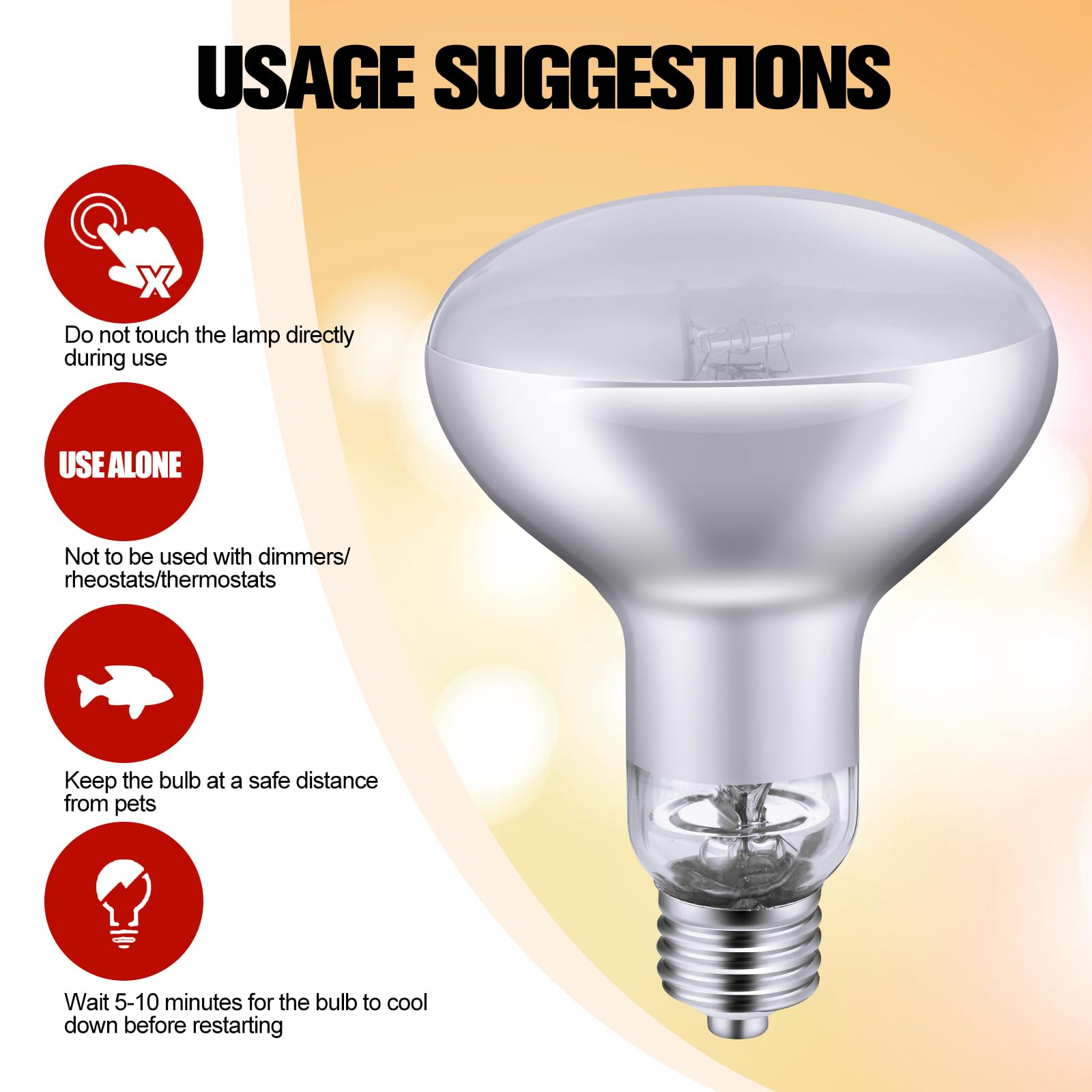 DXOPHIEX ceramic base with heat-dissipation holes prolongs bulb lifespan by cooling.