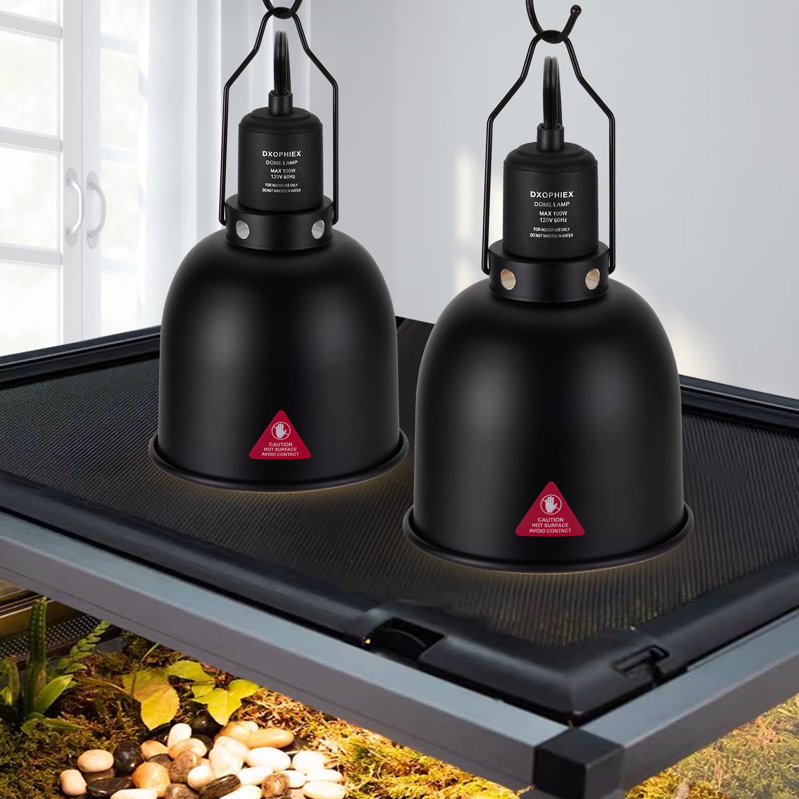 DXOPHIEX deep-dome 5.5inch hanging-hook enables easy canopy mounting