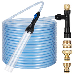 DXOPHIEX gravel cleaner assembly – quick water change setup for easy tank maintenance.