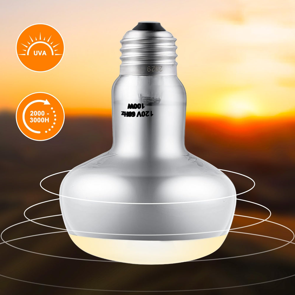DXOPHIEX UVB 10.0 bulb angle view highlighting vitamin D3 synthesis support