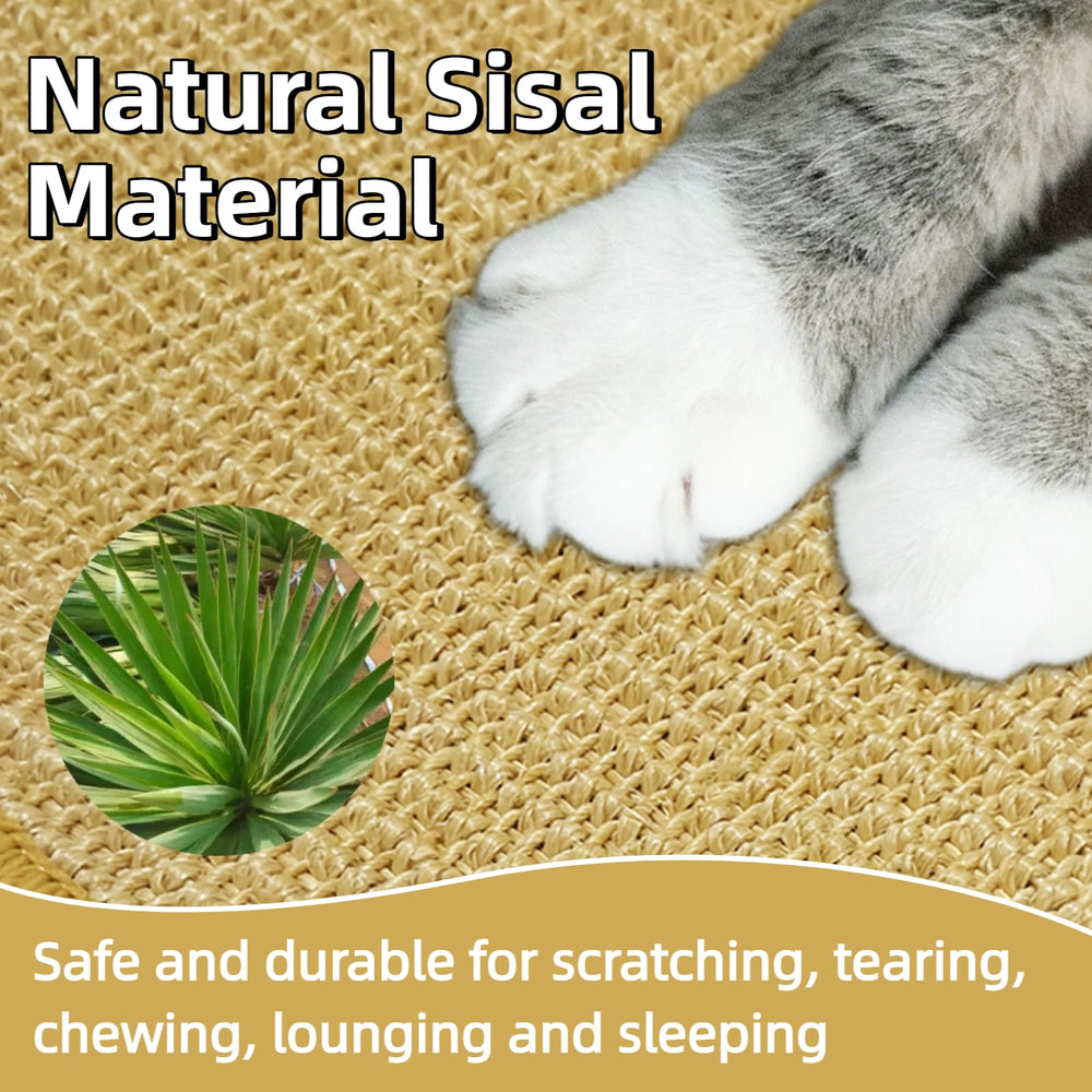 DYAUS Scratch Pad durable construction withstands daily chewing and play.