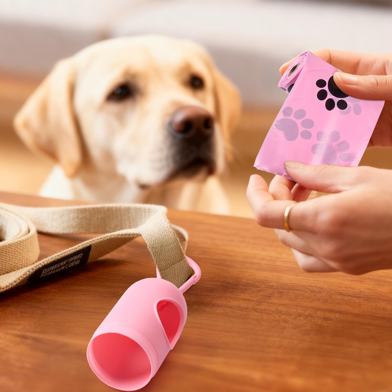 Dyforce pink packaging with cheerful designs brightens cleanup tasks