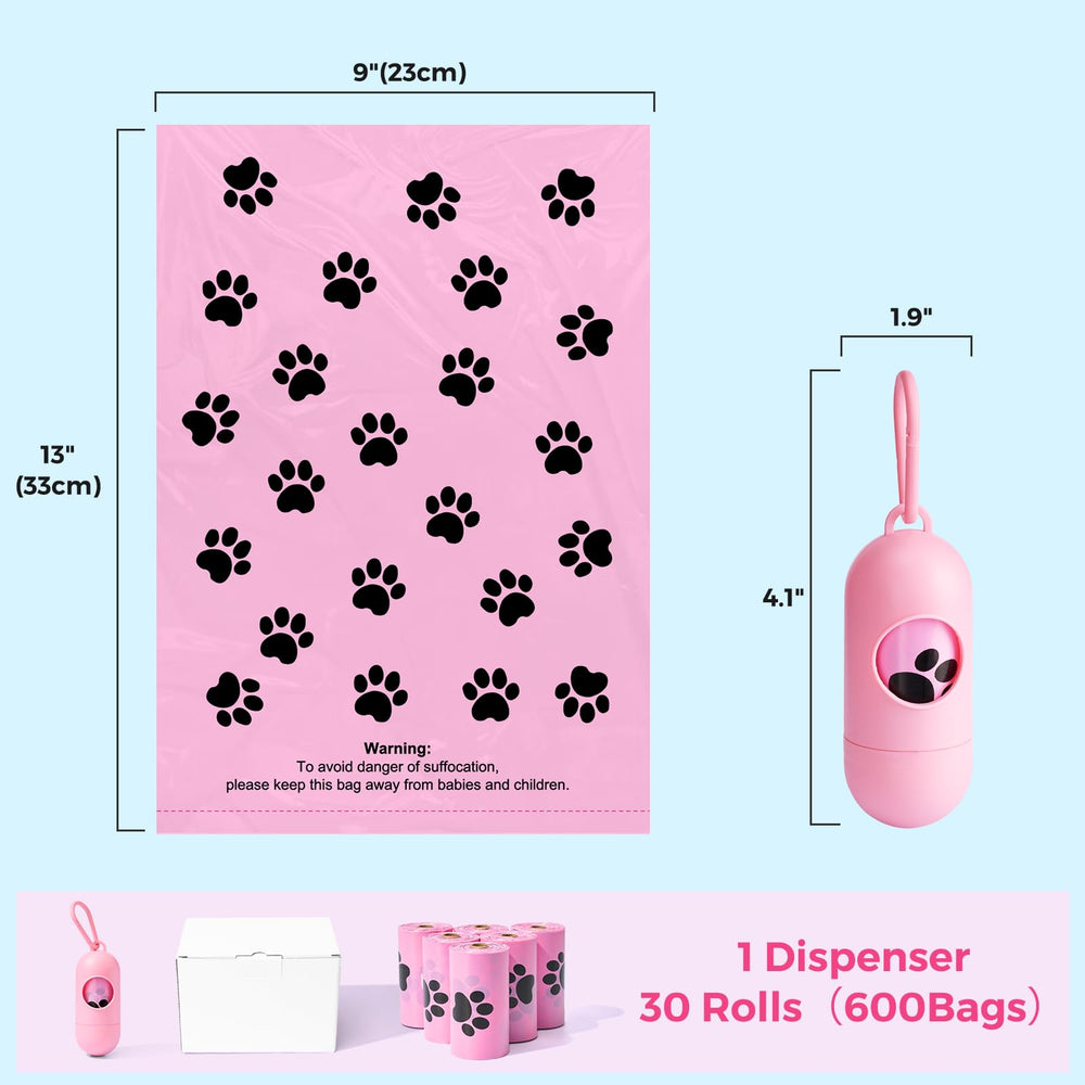 Dyforce poop bags ideal for litter box cleanup with sturdy material