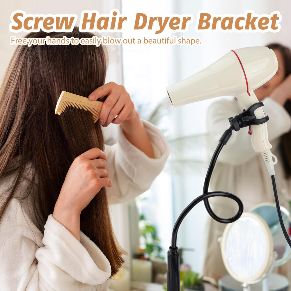 DYNWAVE dog hair dryer stand anti-slip tape keeps clamp stable during use.