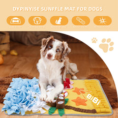 DyPinYise snuffle mat food hiding features boost foraging fun during mealtime.