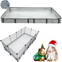 DZWLKJ Guinea Pig Cage Liner 24x48 bottom view shows waterproof base protection.