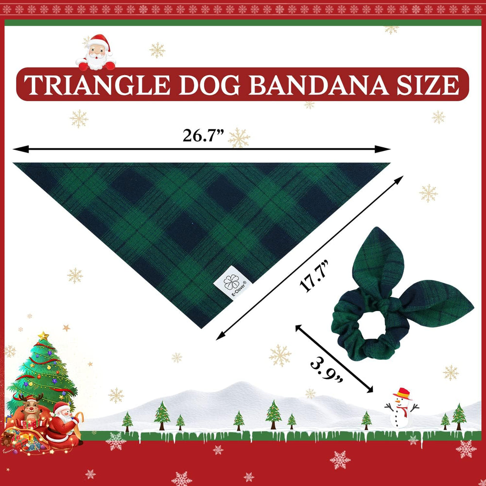E-Clover St Patrick's Day dog bandana for festive styling and photos.