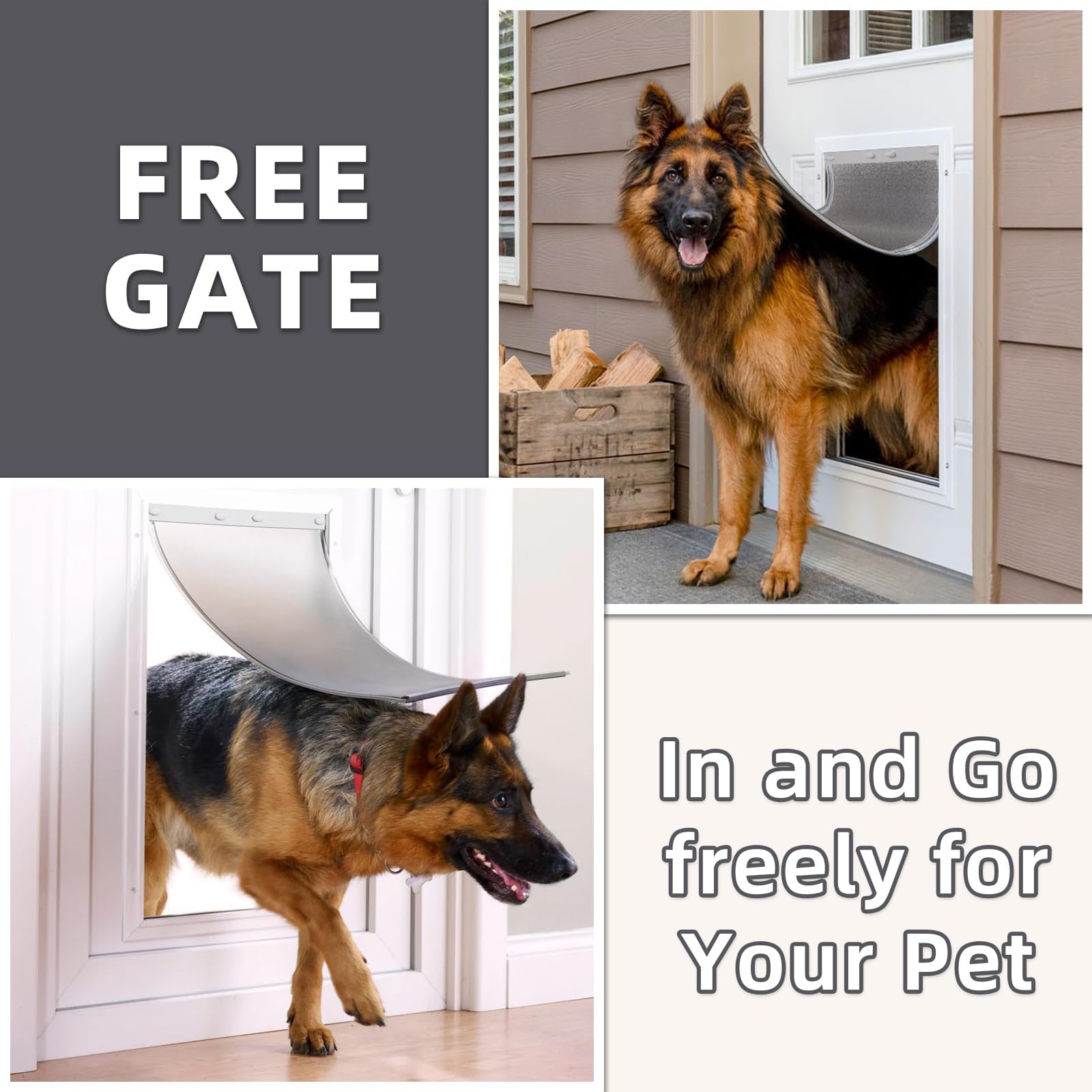 E-SDS PAC11-11038 wide compatibility graphic indicates multiple PetSafe doors.
