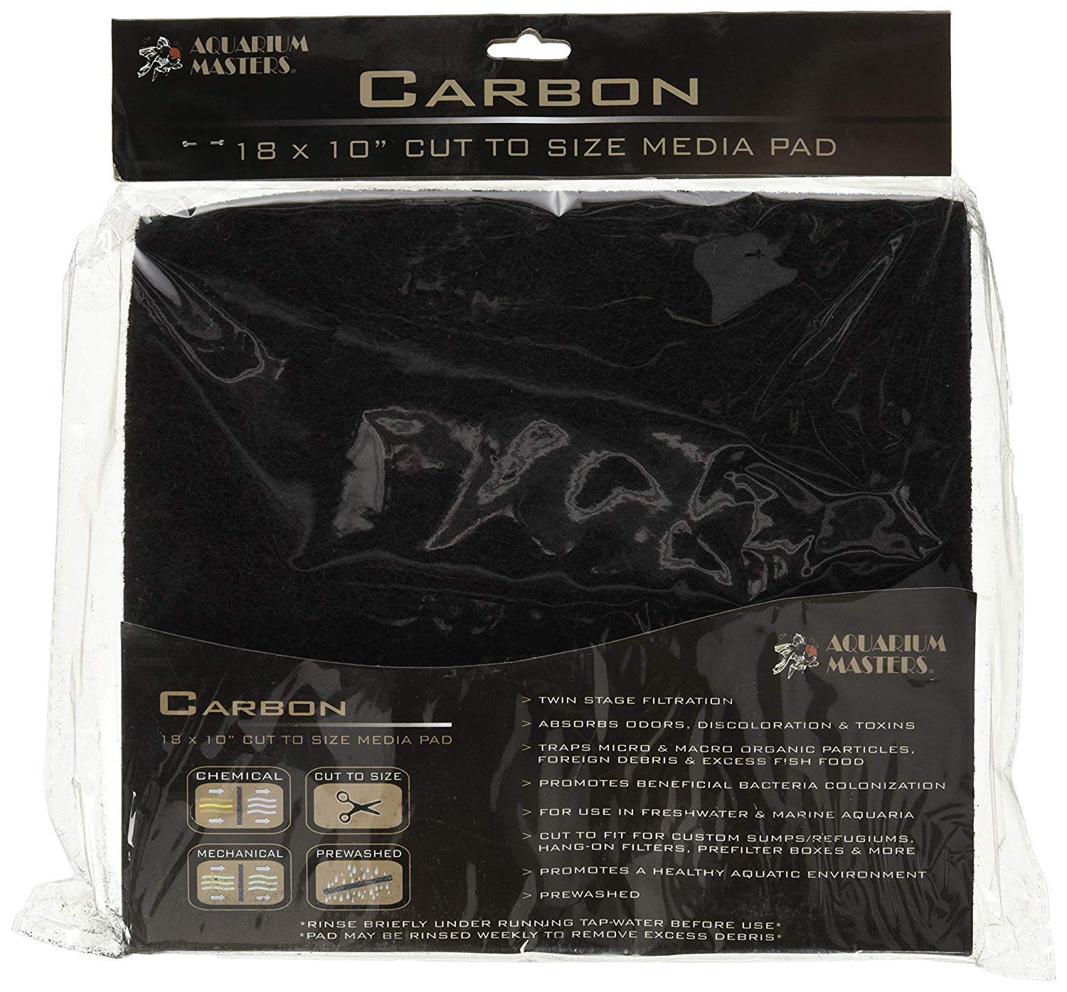 EA Premium Carbon Infused Pad helps promote clearer aquarium water