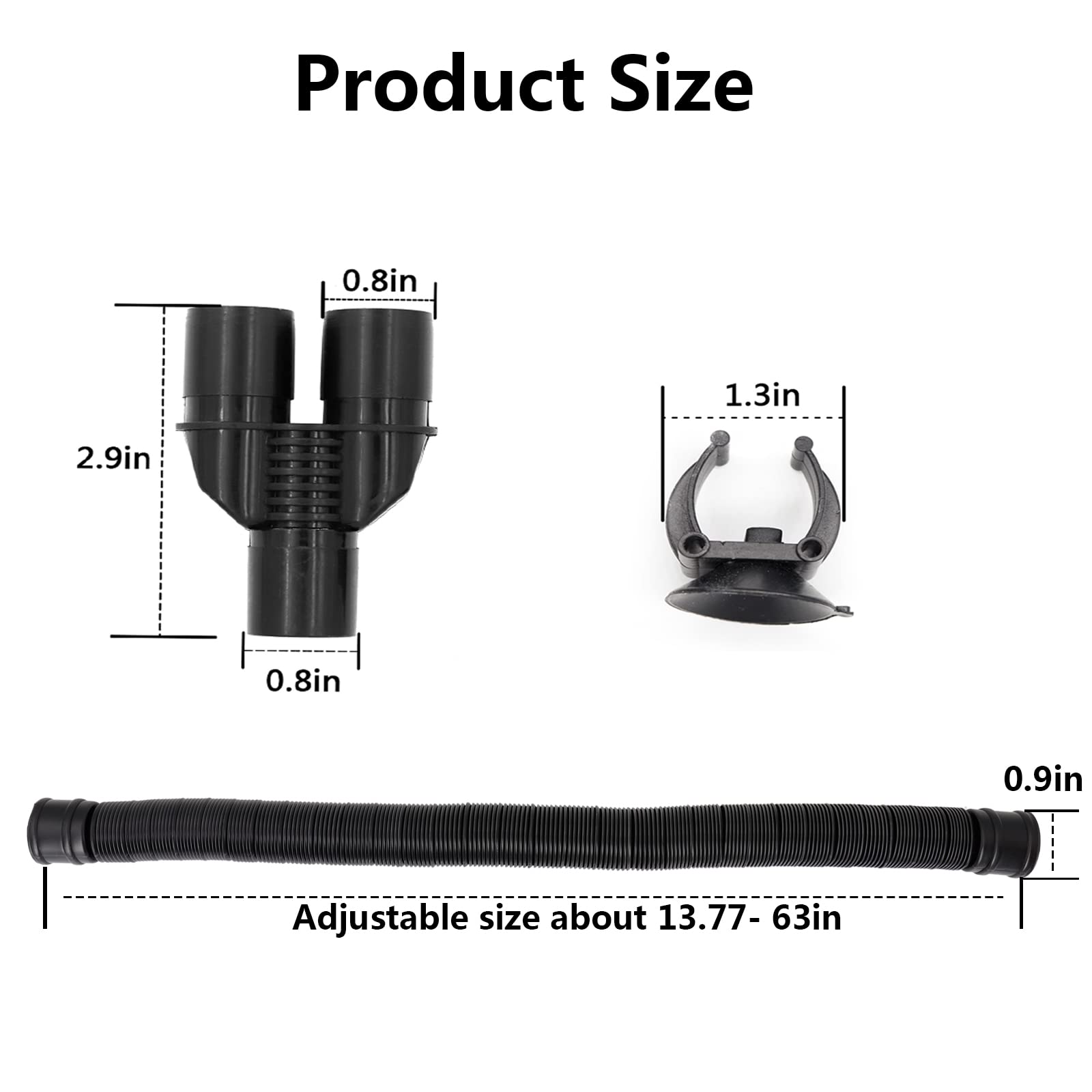 Eadabok reptile fogger extension-tube compatible with most humidifiers.