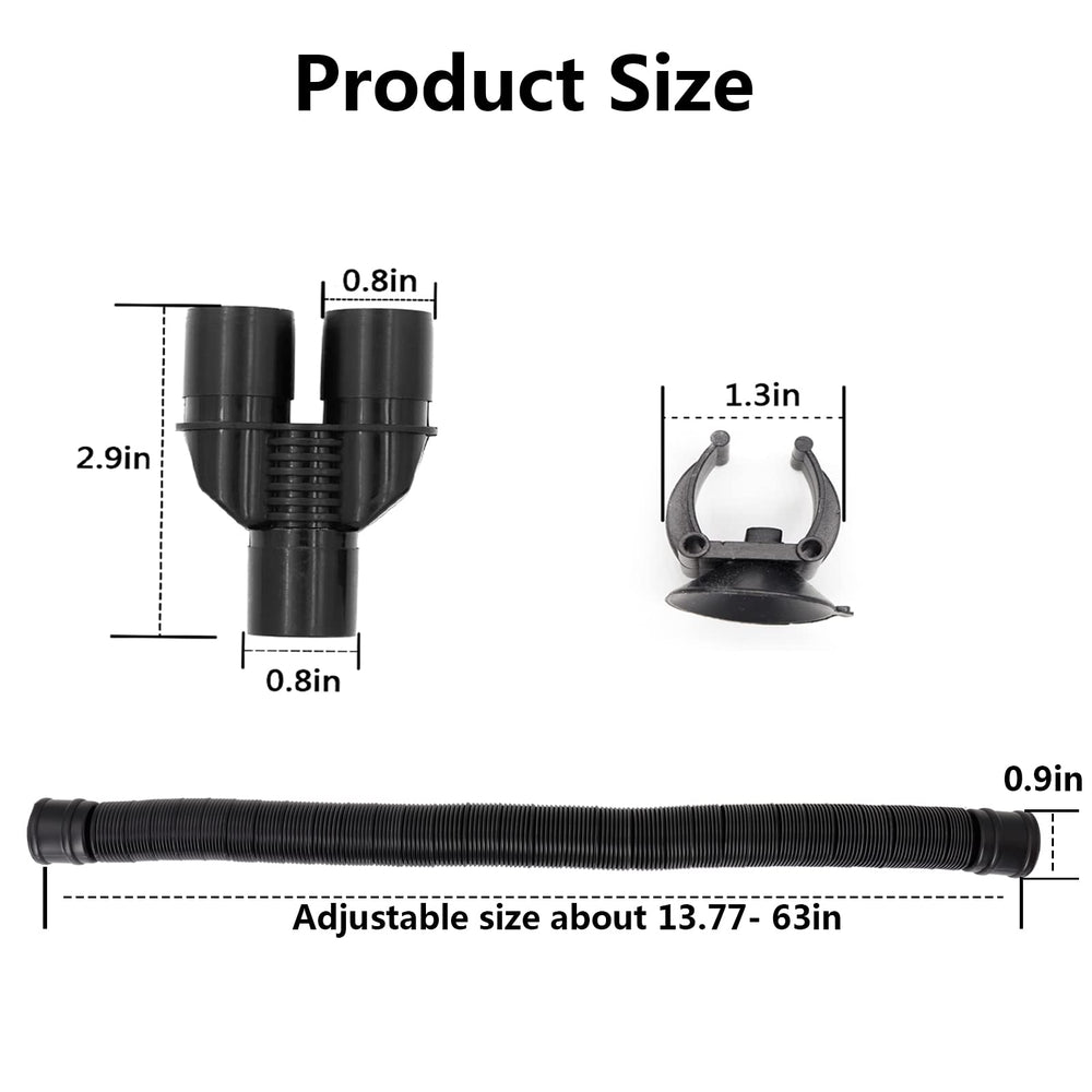 Eadabok reptile fogger extension-tube compatible with most humidifiers.