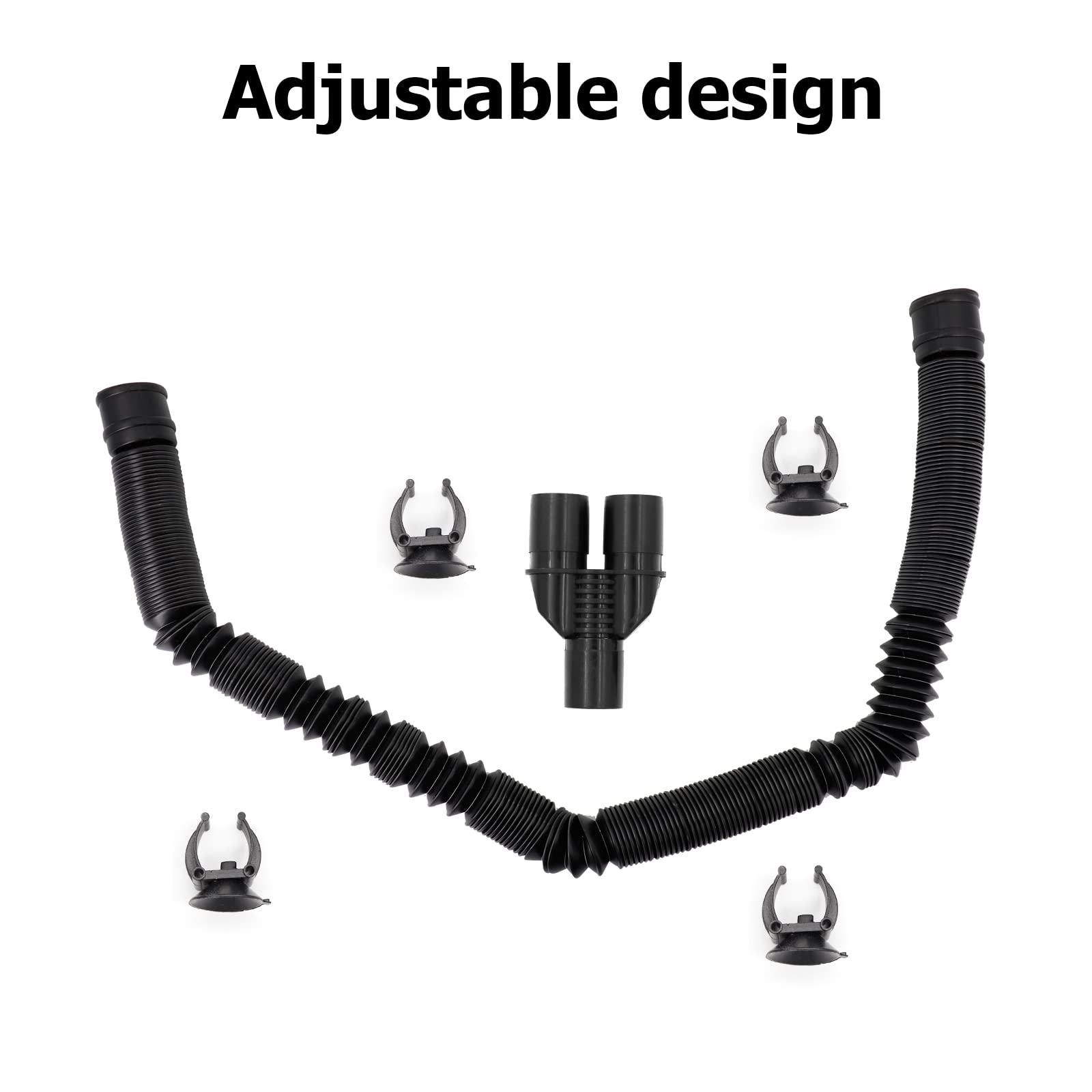 Eadabok reptile fogger extension-tube dual-tank humidification in terrariums.
