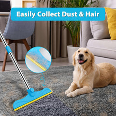 Eaersan pet hair remover glove handy for brushing hair from furniture and clothing.