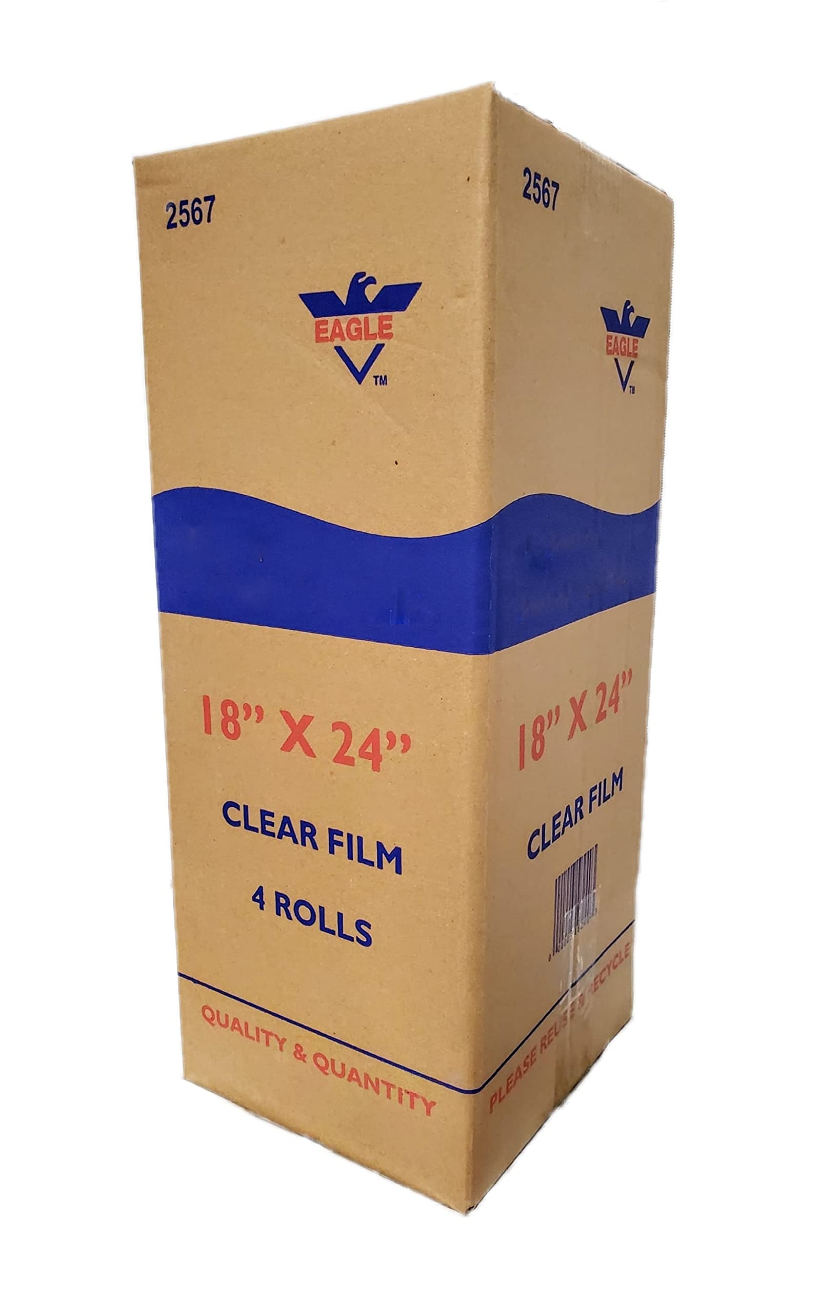 Eagle roll bags stand-fit demo illustrates easy loading on standard bag stands for farms or stores.