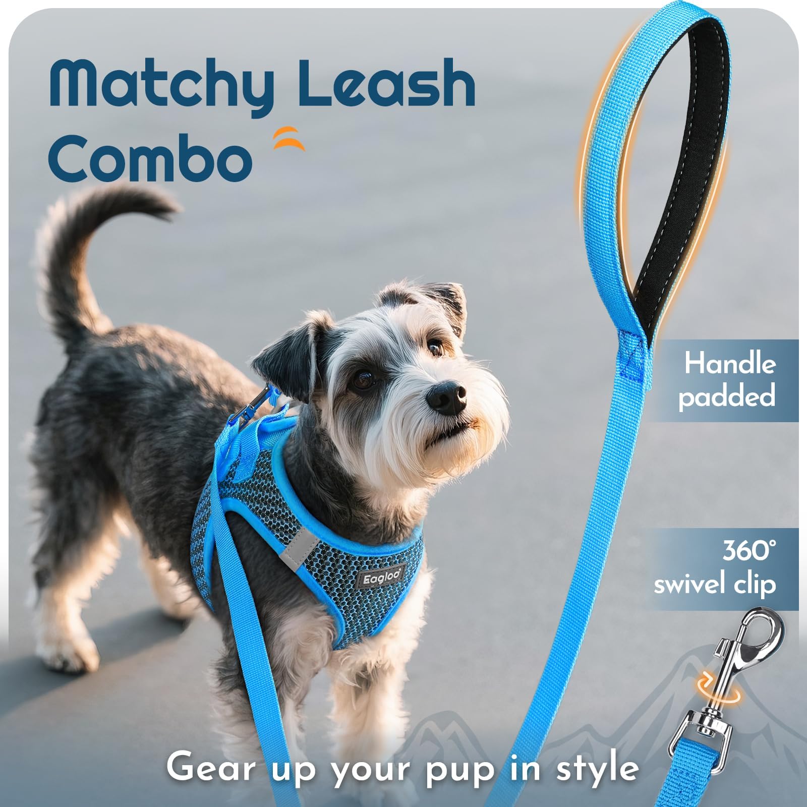 Eagloo magic tape closure provides secure adjustable fit.