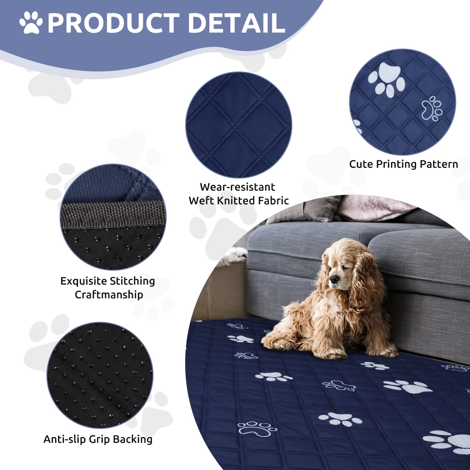 EAROND 36 by 31 inch pad sized for puppies and small dogs