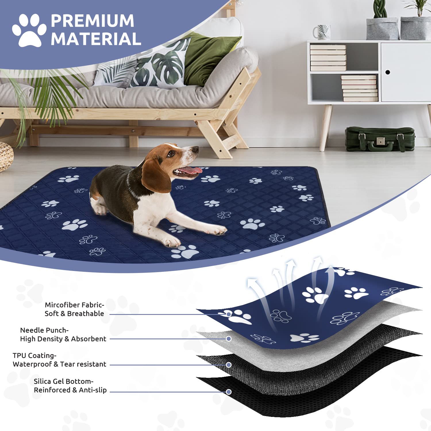 EAROND two-pack pad demonstrates four-layer durability for long-lasting use