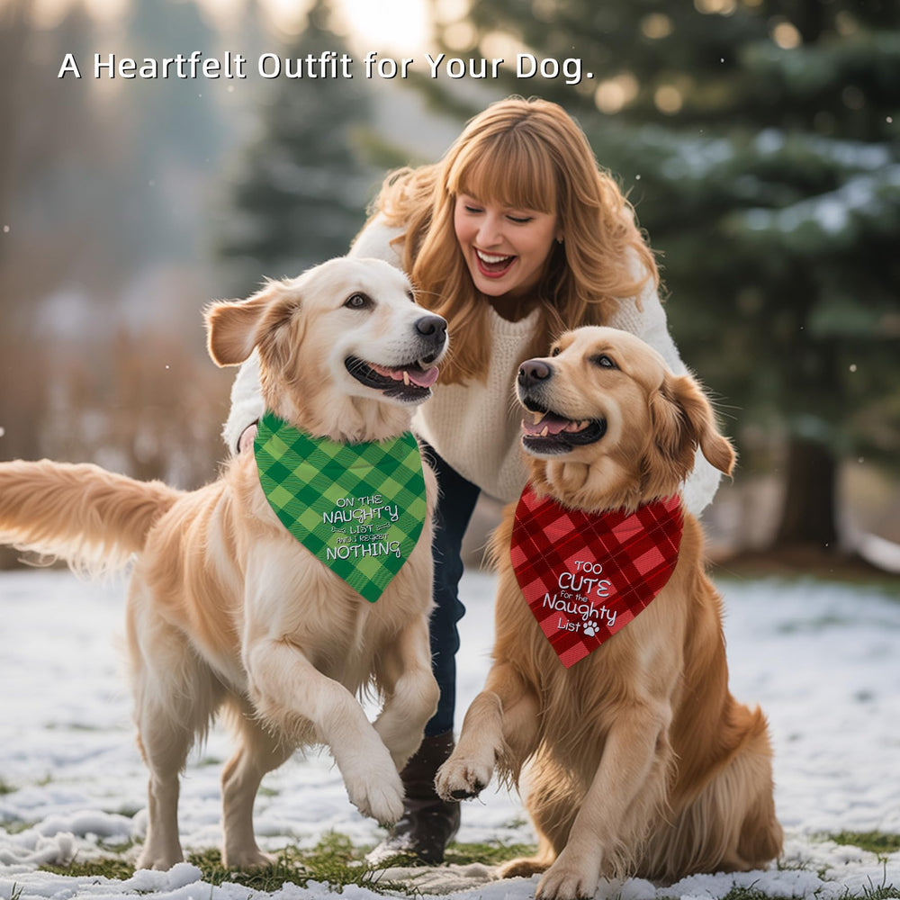 Bandana navidad Earus, lavable a máquina en frío con colores duraderos.